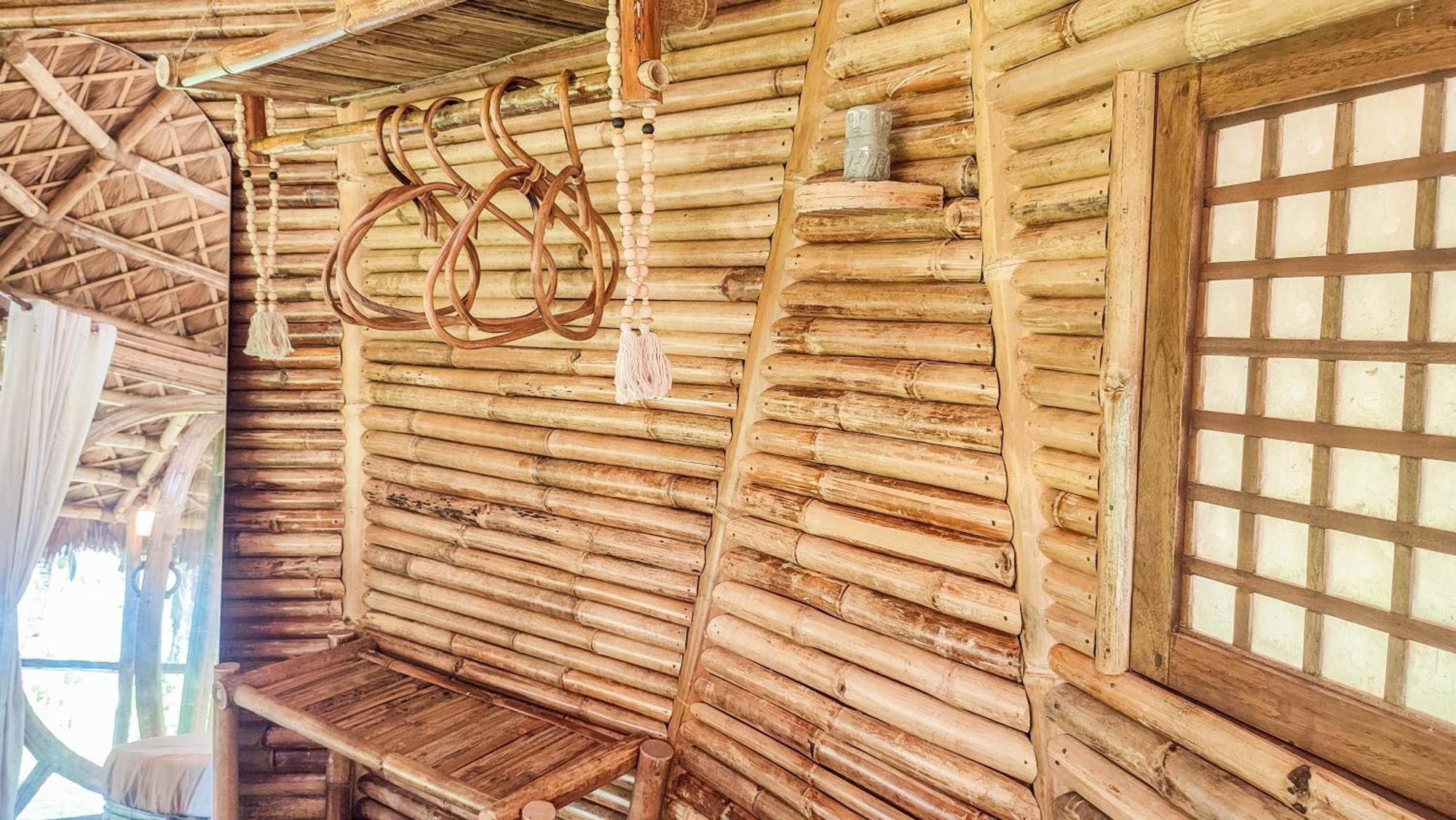 The Bamboo Houses - Tropical Garden & Empty Beach General Luna  Exterior foto